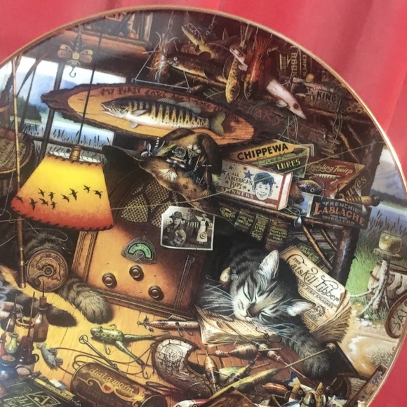 💥BOGO Free!💥 Limited Ed Decorative Wall Plate Cat - Picture 5 of 10